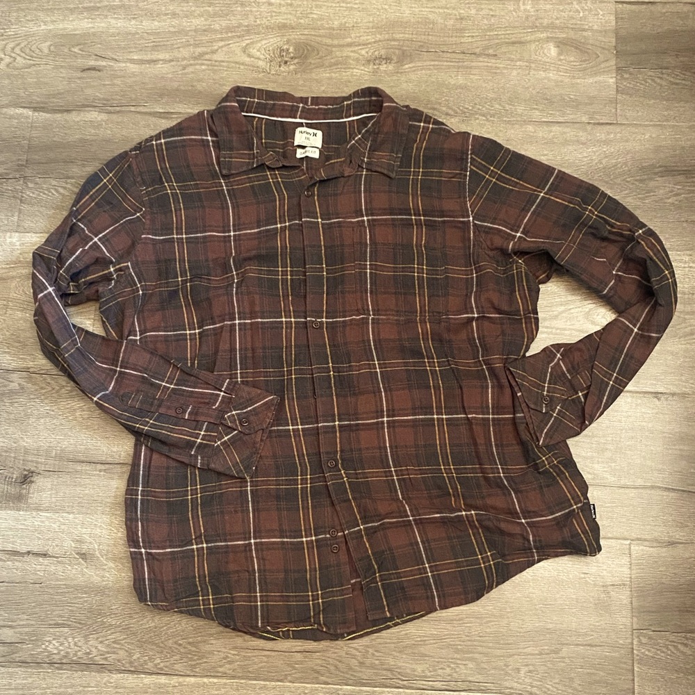 Soft Hurley flannel shirt